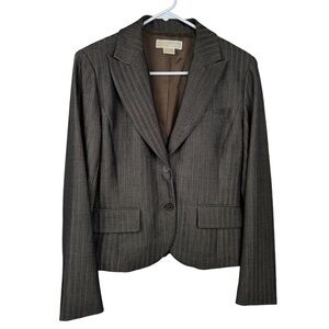 Michael Michael Kors brown blazer size 6 two button up